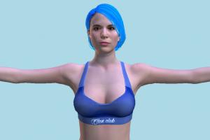 Traci Jericho Girl Detroit Become Human Traci Jericho Girl-2